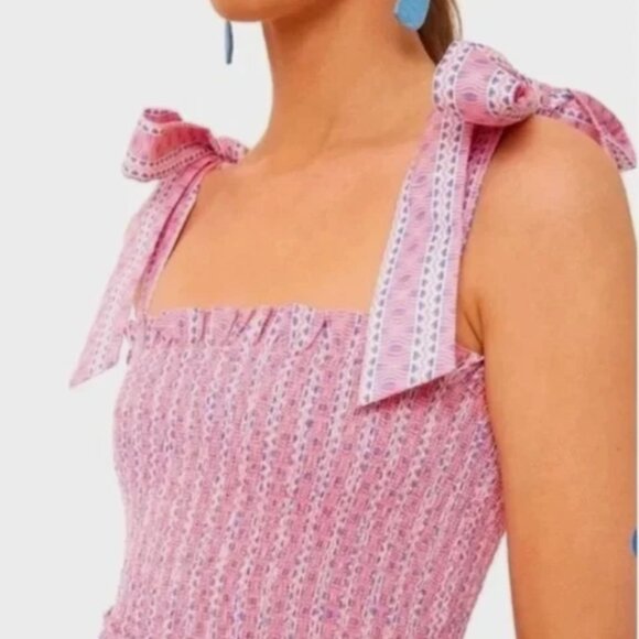 Tuckernuck x Cameran Eubanks Wimberly Love Letters Chalmers Midi Dress, Small - Picture 2 of 4